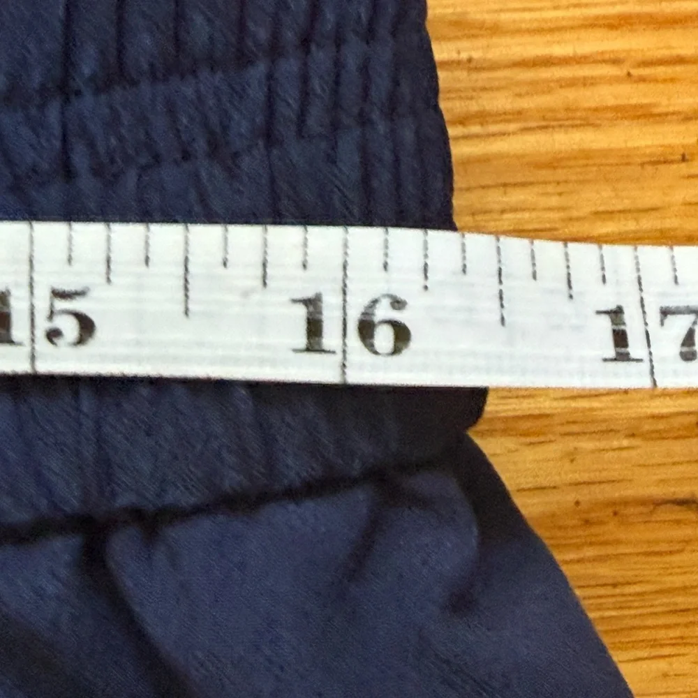 J Crew Reese Pull-on Pant Navy Peony Floral Coastal Style Size 10 - Picture 4 of 7